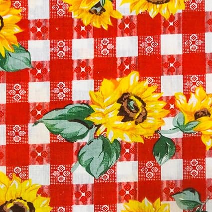 checkered sunflowers