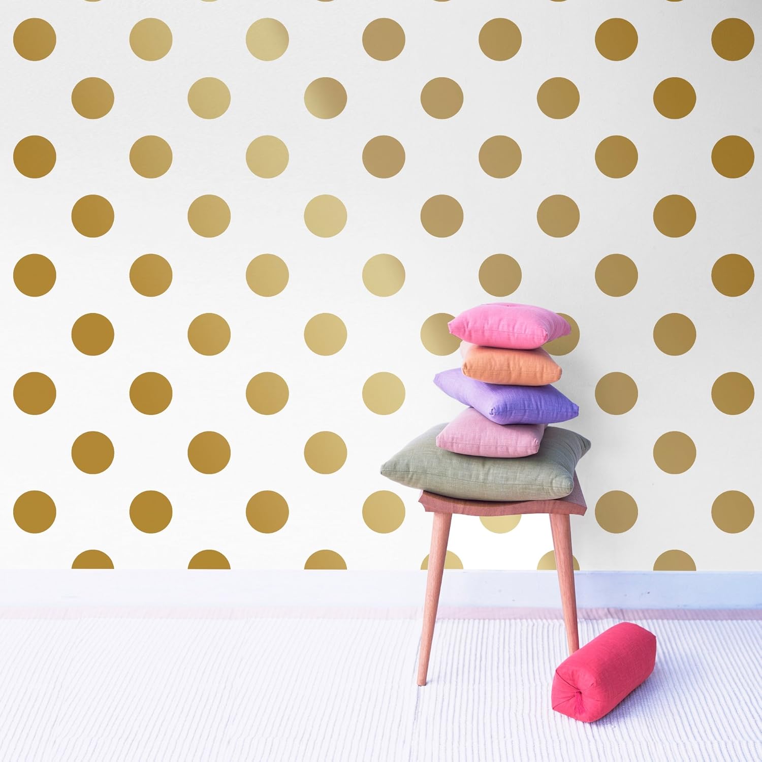 Superfresco Easy Gold Metallic Dotty Luxurious Touch Paste the Wall Wallpaper, Black, 52 x 1000 cm - Image 5