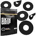Skin Grip Freestyle Libre 2 & Lingo Sensors Cover – Compatible with Infusion Sets, Waterproof Adhesive Tape, Covers w/Cutout (Not for Libre3), Lasts 10-15 Days, CGM Sensor Patches, Black