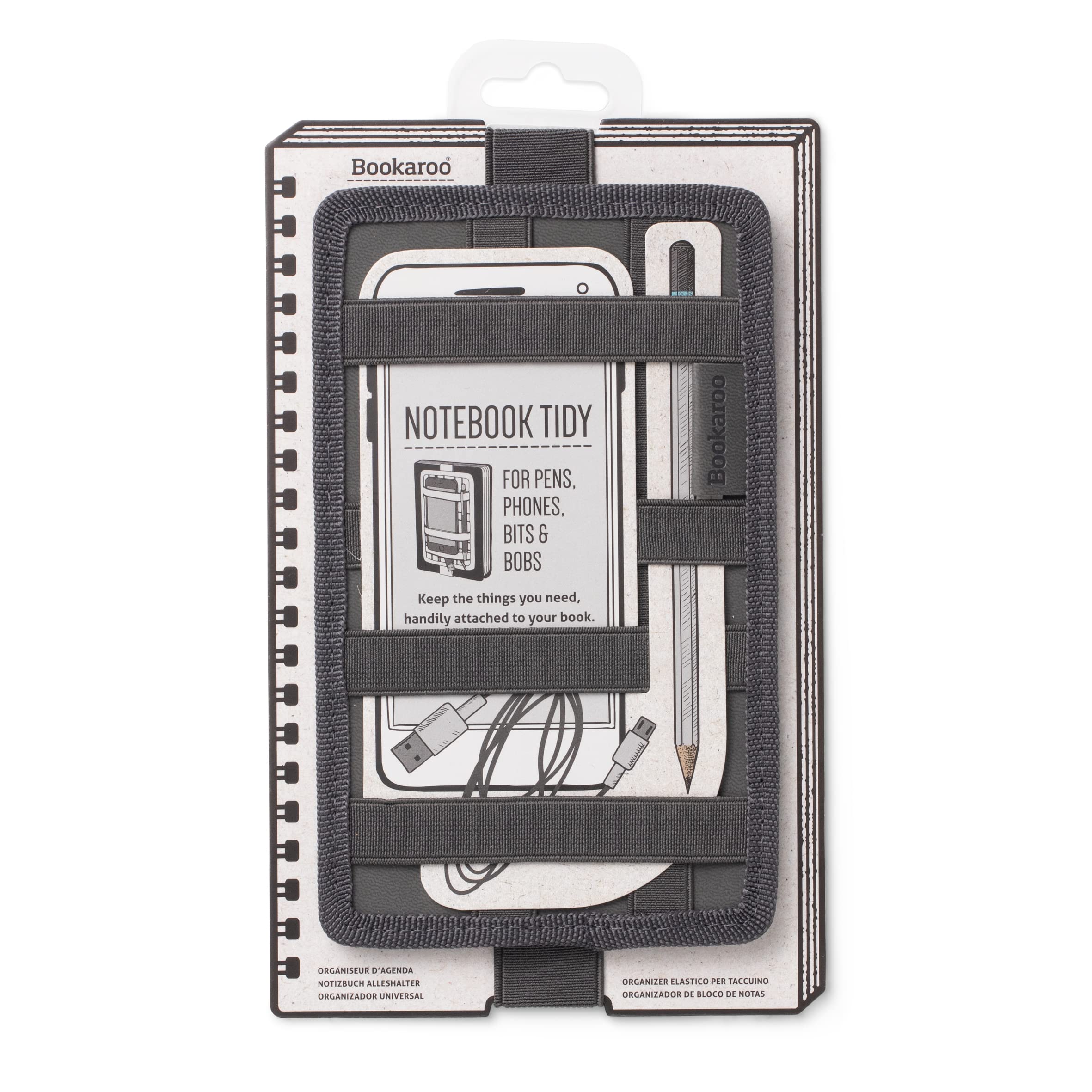 IF Bookaroo Notebook Tidy - Charcoal