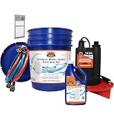 Chromex Tankless Water Heater Flush Kit with NSF Certified Liquid Descaling Solution and 1/6HP Extra Strength Pump