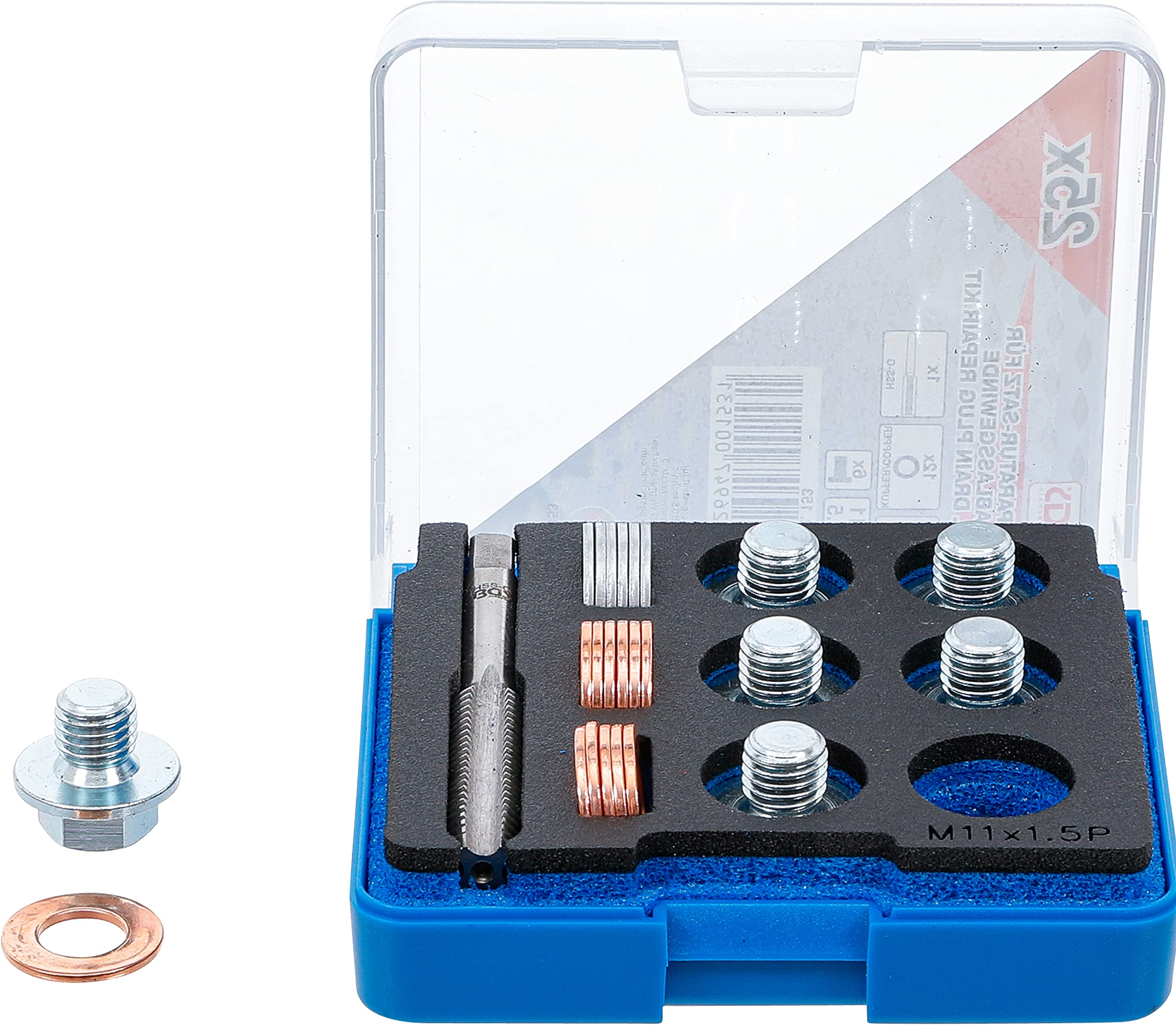BGS 153 | Repair Kit for Oil Drain Thread | M11 x 1.5 mm