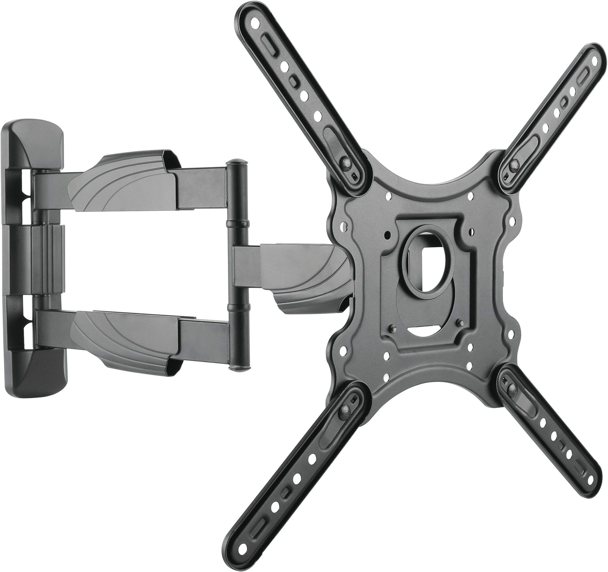 Techly 32 – 55 inch Universal LCD TV Wall Mount Bracket Black – Flat Panel Wall Mounts (30 kg, 81.3 cm (32 inches), 140 cm (55), 100 x 100 mm, 400 x 400 mm, Black)