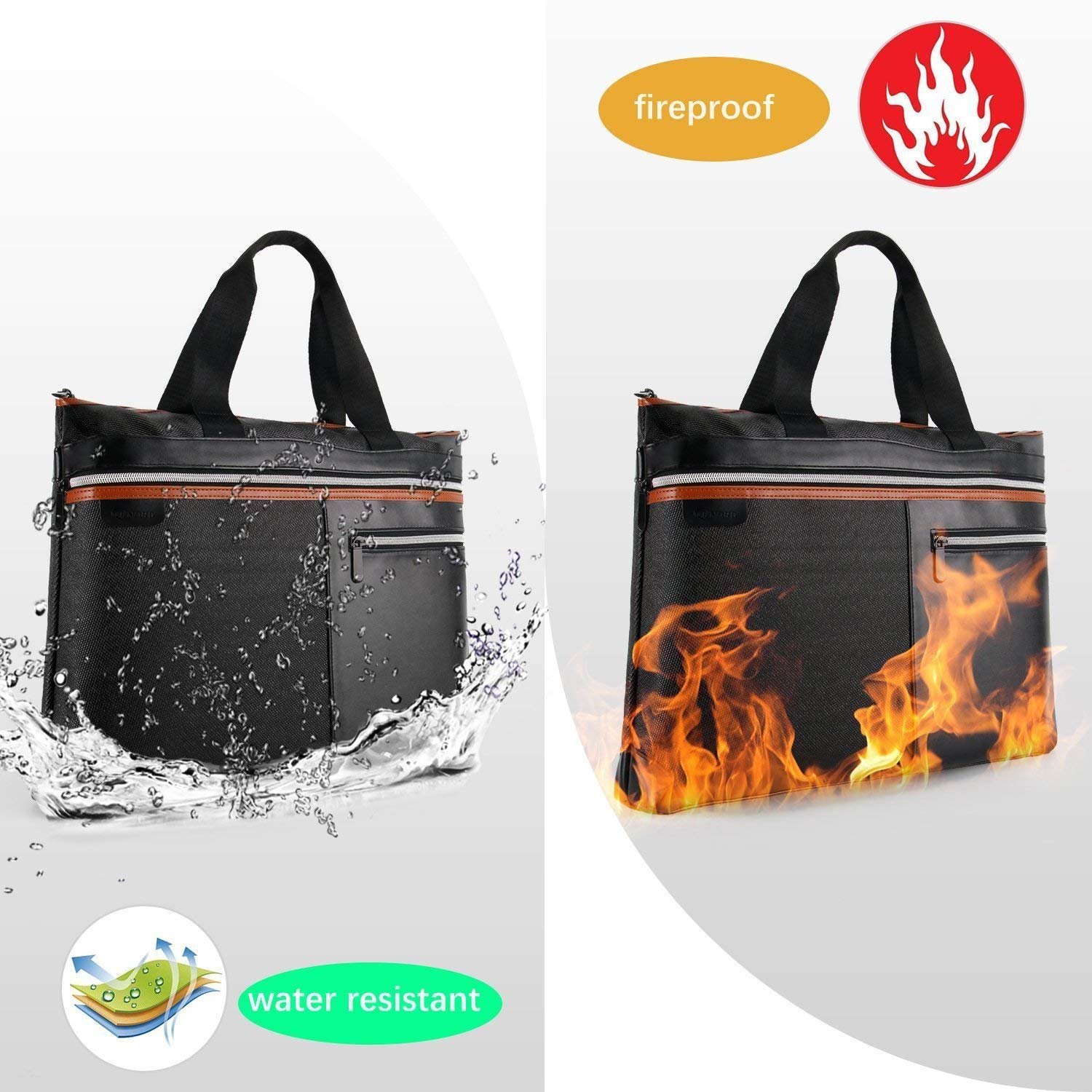 Fireproof safe Document Bag 17.7\