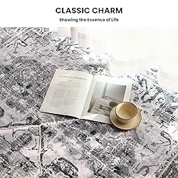 QD-Udreamy 5x7 Area Rugs - Machine Washable Rugs
