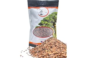 JK GLOBAL IMPORTS Pine Bark Nugget Fines | 2qt | ¼” Particle Size | Great for Bonsai, Succulents, Cactus, Orchids| The Bonsai Supply