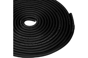 Conext Link 5 FT 4 AWG GA Full Gauge Battery Power Cable Ground Wire Frost Black OFC Copper