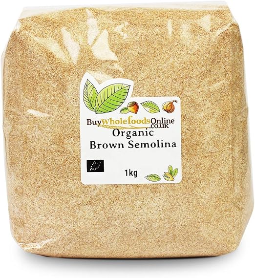 Organic Brown Semolina 1kg (Buy Whole Foods Online Ltd.) Amazon.co.uk