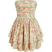 knee length dresses for ladies Cocktail Cutie Floral Jacquard Mini Dress S / Hot-Pink main image 1