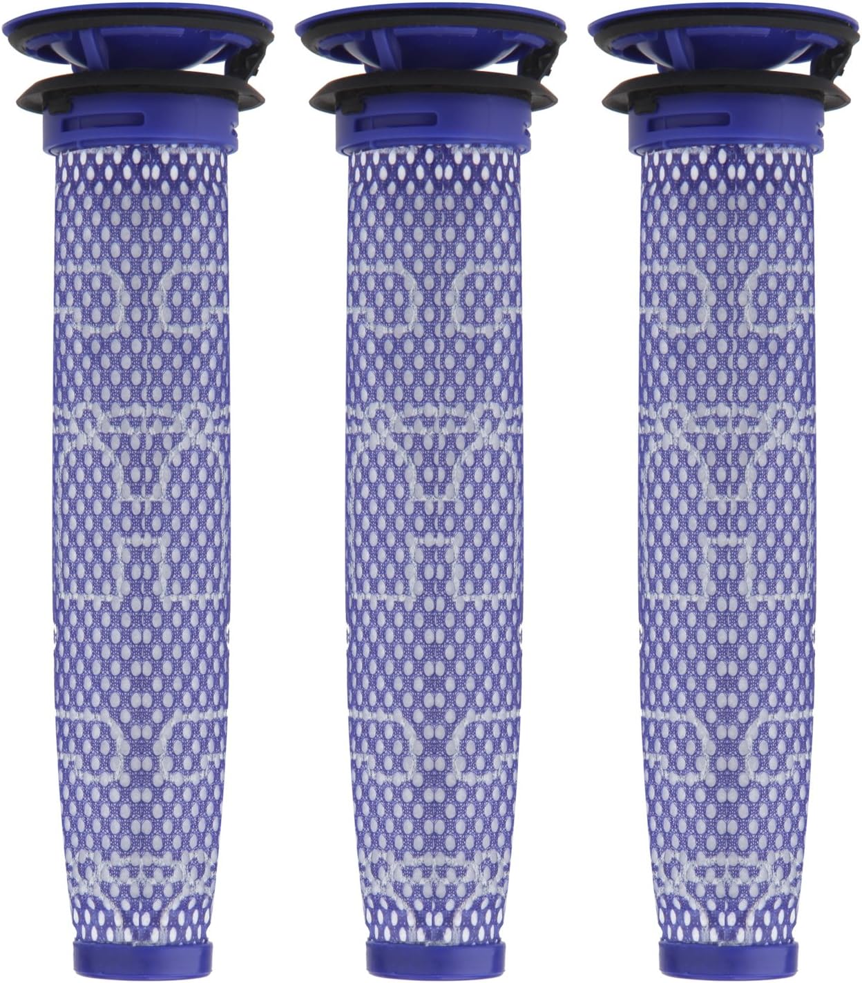 Wolfish 3 Pack Pre Filters for Dyson DC58, DC59, V6, V7, V8. Replacements Part # 965661-01. 3 Filters Kit for Dyson Filter Replacements -