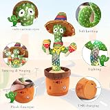 ARIEL-GXR Dancing Cactus Plush Toy - Sings, Talks, Repeats, USB Charging, Kids view 6