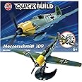 Airfix Quickbuild Messerschmitt 109 Airplane Brick Building Plastic Model Kit J6001