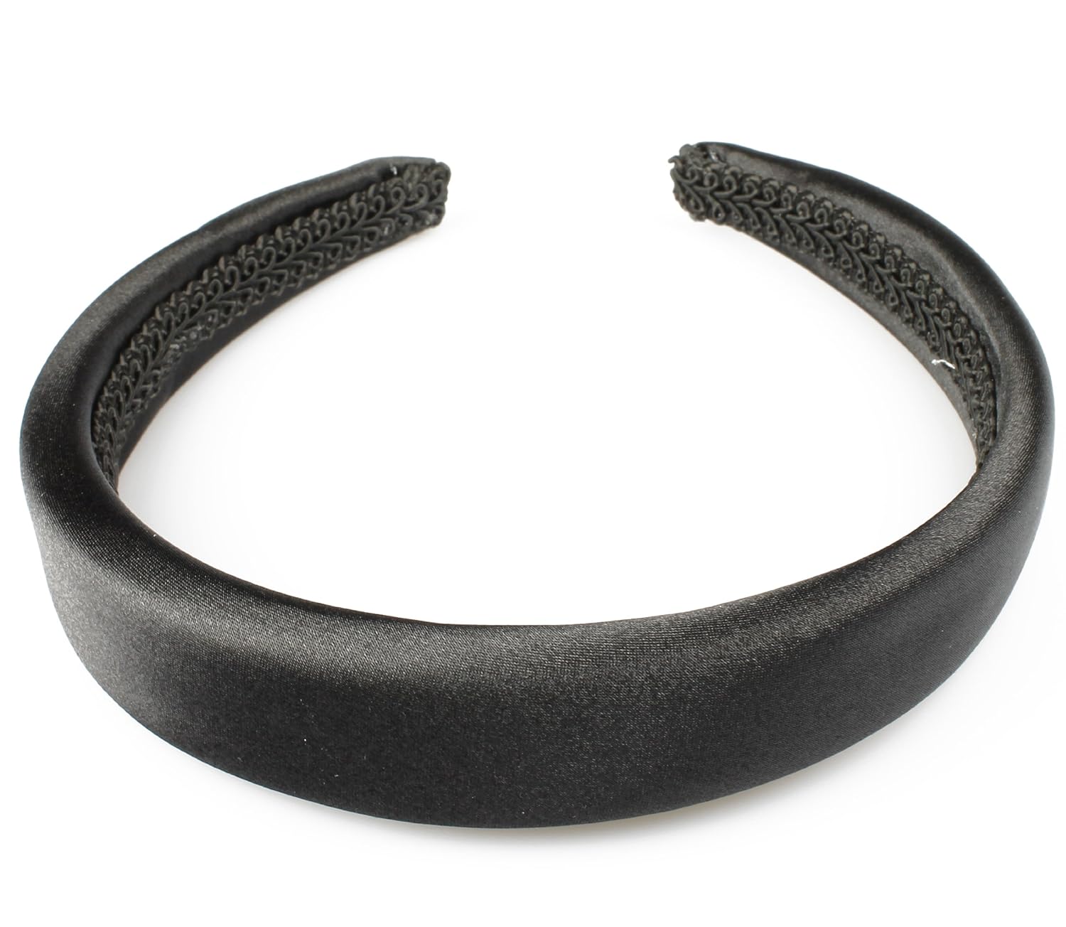 Cerchietto Per Capelli Glitz4Girlz – Largo 2.5 Cm – Colore Nero – Con Dentini Antiscivolo