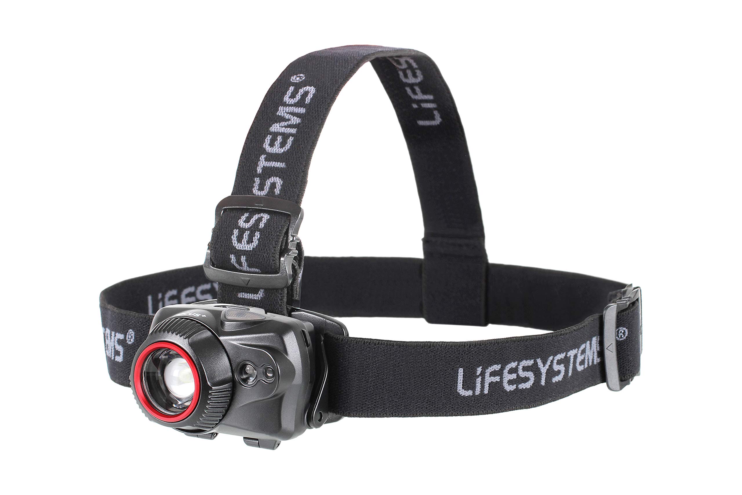 Lifesystems Intensity 500 Lumen Pro Head Torch, Rechargeable or AAA Battery, Ideal for Camping, Fishing, Cycling