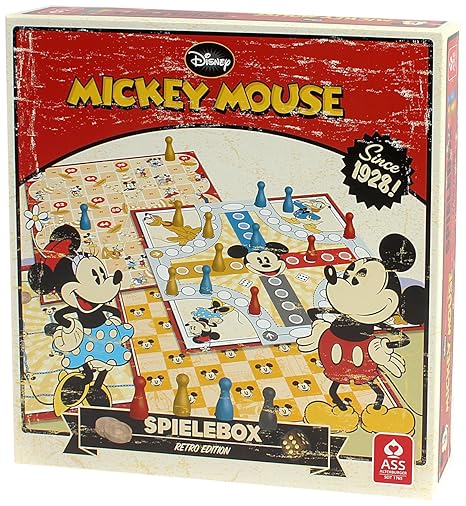 ASS Altenburger 22500201 - Mickey Mouse Spielesammlung, Retro Edition