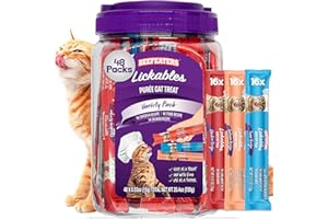 Beefeaters Wet cat Treats lickable Puree Variety Pack - Salmon Tuna Chicken for Hydration & Training, Grain Free Taurine Enriched High Moisture, lickable cat Treats, Squeeze up & Everyday Treating