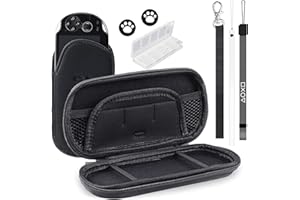 CHENLAN Storage Case for PS Vita 1000 2000 Carrying Case Compatible for PS Vita, PS Vita Slim, PS Vita Waterproof Shockproof Storage Travel Bag Travel Carrying Case Pouch Bag Kit