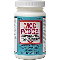 Mod Podge Dishwasher Safe Waterbased Sealer, Glue and Finish (8-Ounce), CS15059 Gloss, 8 Ounce