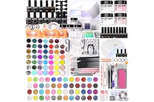 Morovan Acrylic Nail Kit for Beginners Everything: Professional Acrylic Nails Kit With Everything DIY Nail Starter Kit Acrylic Nail Set - For Women Girl Salon-Quality