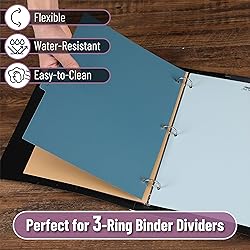 Mr. Pen - 6 Tab Binder Dividers, Pack of 2 Sets