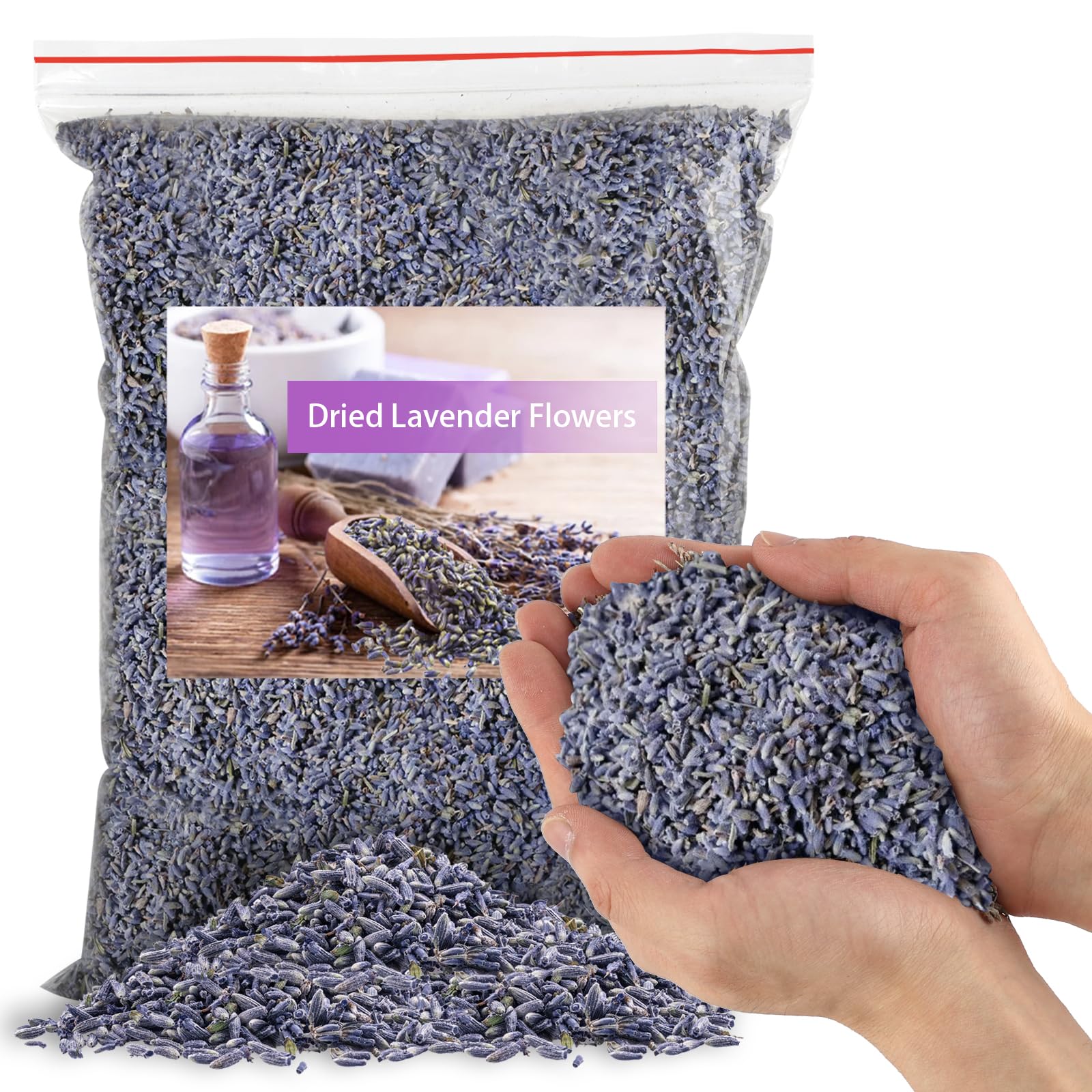 Photo 1 of 1/2 Pound Dried Lavender Flowers, Natural Dried Lavender Buds Bulk for Soap Making, Candles, Sachets, Crafts, DIY Projects
