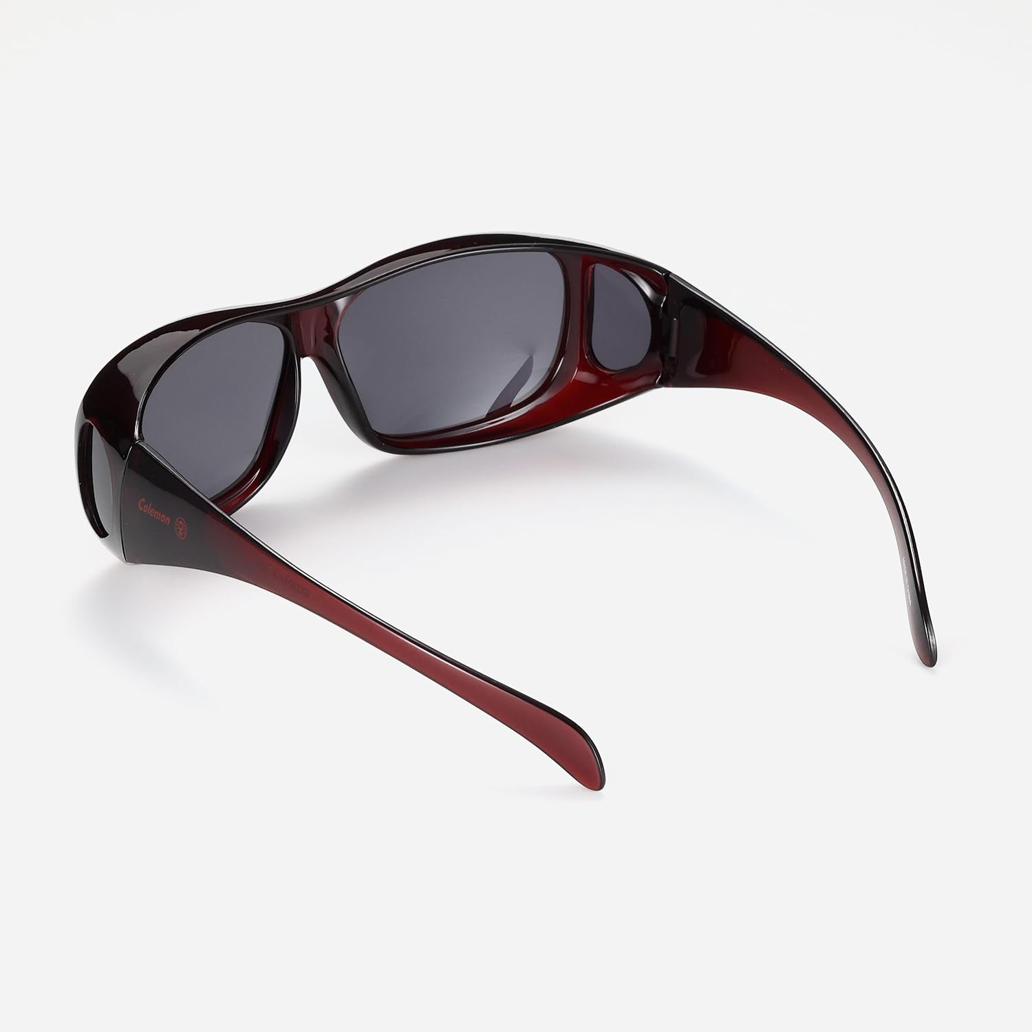 Amazon コールマン Coleman メガネの上からかけられる偏光オーバーグラス クリアワイン Co 3012 3 Coleman コールマン スポーツサングラス