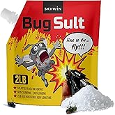 Skywin Fly Shooter Refill Salt – 2 lbs, Large Grain Salt Shooter for Enhanced Impact with Anti-Caking Formula, Easy Pour Spou