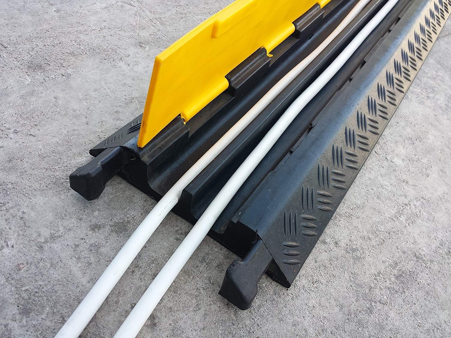 Ramp Cover Guard SNS SAFETY LTD Rubber Cable Protector, Modular Ramp with Hinged Cover ...