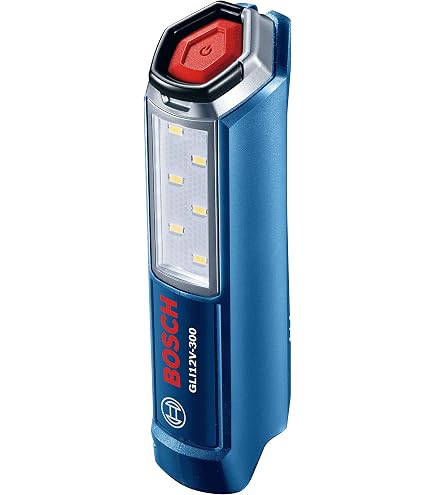 bosch 12-volt max 330-lumen led rechargeable power tool flashlight Bosch GLI 12V-300 Flashlight Without Battery