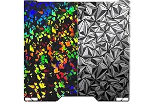 HzdaDeve 355X346.5MM for Lab H2D/H2S Build Plate PEI PEO Sheet Double Sided Smooth Board Heated Bed Flexible Platform for Bambu Lab H2D Combo/H2D Laser Full Combo/AM2 Pro (PEO+Debris)