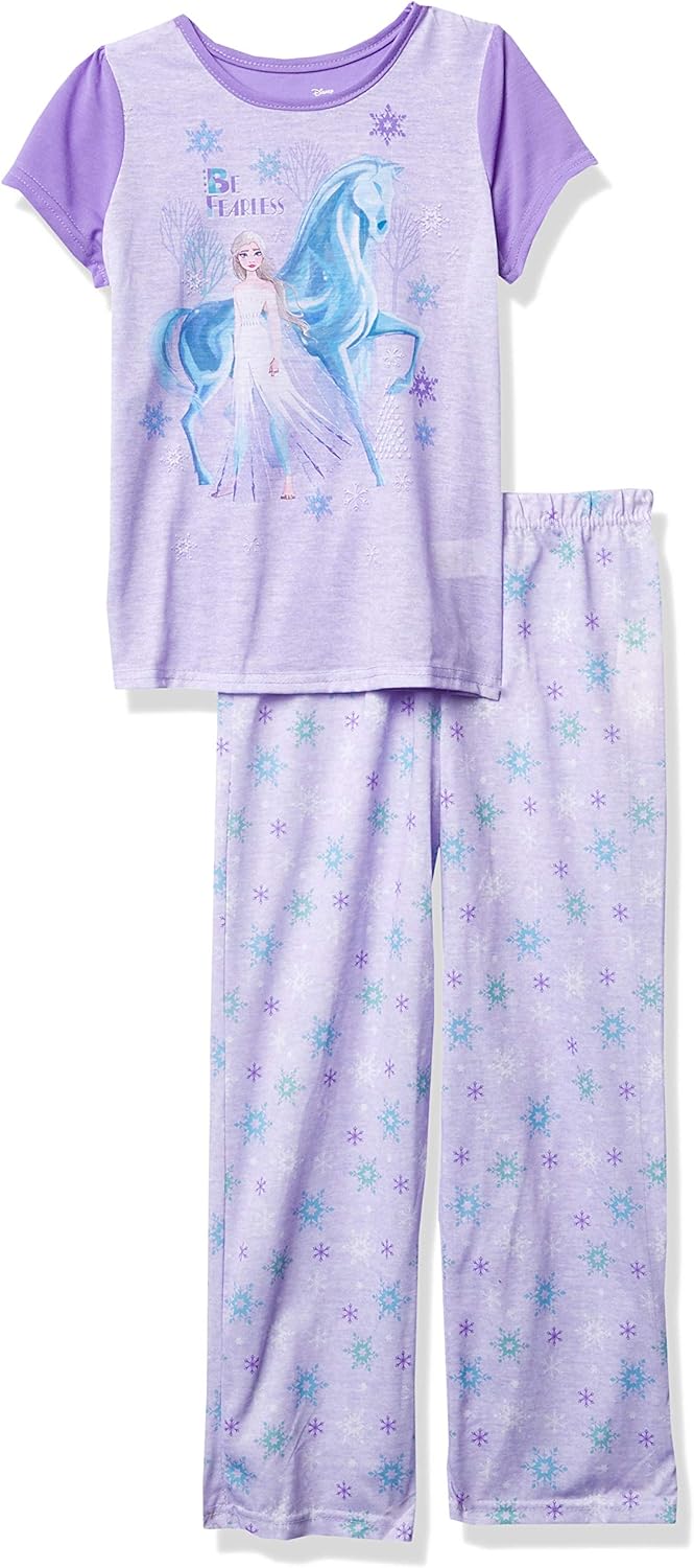 Disney Girls' Frozen Pajama Set Clothing