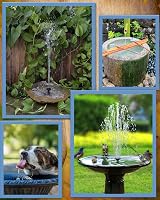 Biling Solar Water Fountain 3.5W for Bird Bath 6 Nozzles DIY Garden Pump view 6