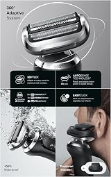 Braun Series 7 Electric Shaver 70-N7200cc SmartCare Center Wet & Dry UK Plug view 8