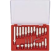 Clockwise Tools Digital Dial Indicators Tip Set, DIPR-01 22 Pieces, UNF 4-48 Threaded