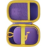 Lebakort Storage Case Compatible with Anker Soundcore Select 4 Go Speaker (Purple + Yellow Case)