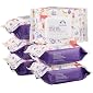 Amazon Brand - Mama Bear Saline Nose and Face Baby Wipes, Hypoallergenic, Unscented, 180 Count (6 Packs of 30 Wipes)