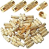 50pcs Gold Screw Twist Clasps Brass Barrel Tube Fastener Cord End Caps 11x4mm Jewelry Screw Clasps for DIY Necklace Bracelets Jewelry Making