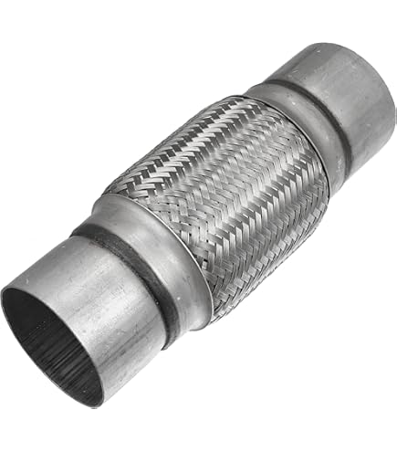 thumbnail image 2 of Remarkable 2" X 6" Stainless Steel Exhaust Flex Pipe – Heavy Duty, Chrome Finish (RK7506) 2 of 2