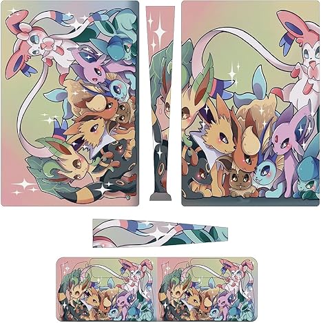 Amazon Co Jp ポケモン Ps5 対応用 スキンシール 薄型 全面保護かわいシール 散熱 指紋防止 擦り傷防止スキンシール 保護 カバー セット デジタル版 ホーム キッチン