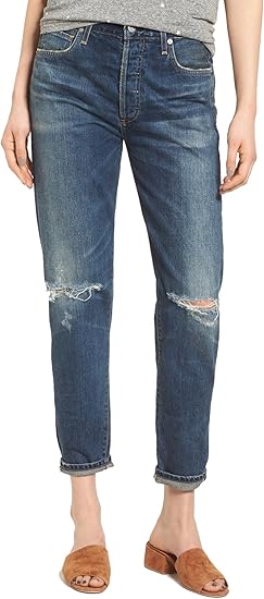 Citizens Of Humanity Liya High Rise Classic Fit Crop Slim Jean Sagla 28 Amazon Ca Clothing Accessories