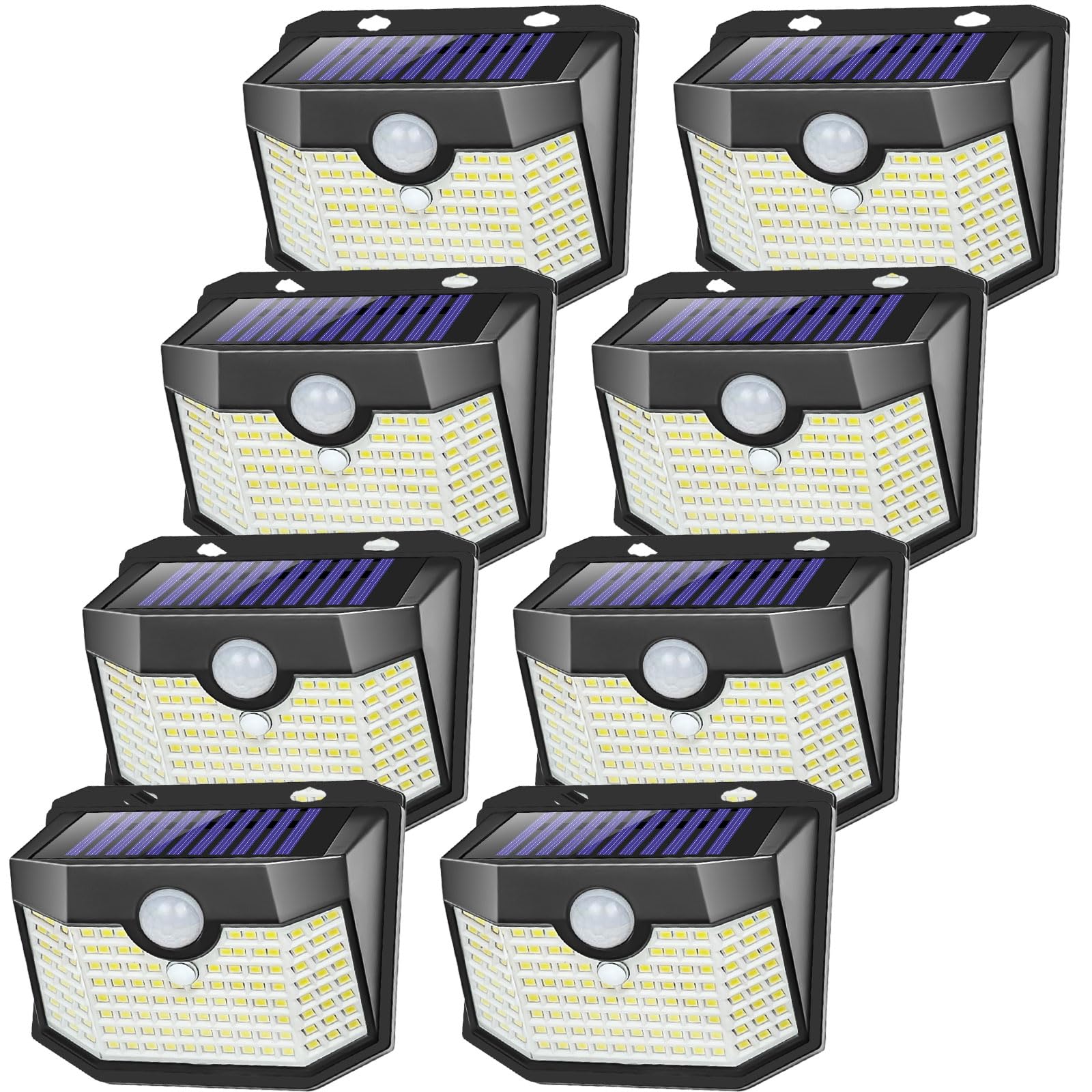 Aootek Solar Outdoor Lights 8 Packs,Motion Sensor