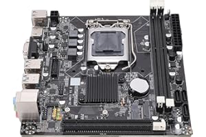 YUEHISY H81 LGA 1150 Gaming Motherboard, Mini ITX Support Core I3 I5 I7 E3 V3, DDR3, M.2 NVMe Slot, SATA 6Gb / s, PCI Express