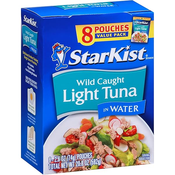 Starkist Tuna Chunk White Albacore In Water Pouch Garden, 55 OFF