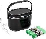 Addis Premium Kitchen Caddy Bin Black Grey 2.5L with 60 Liners 3 Rolls view 6