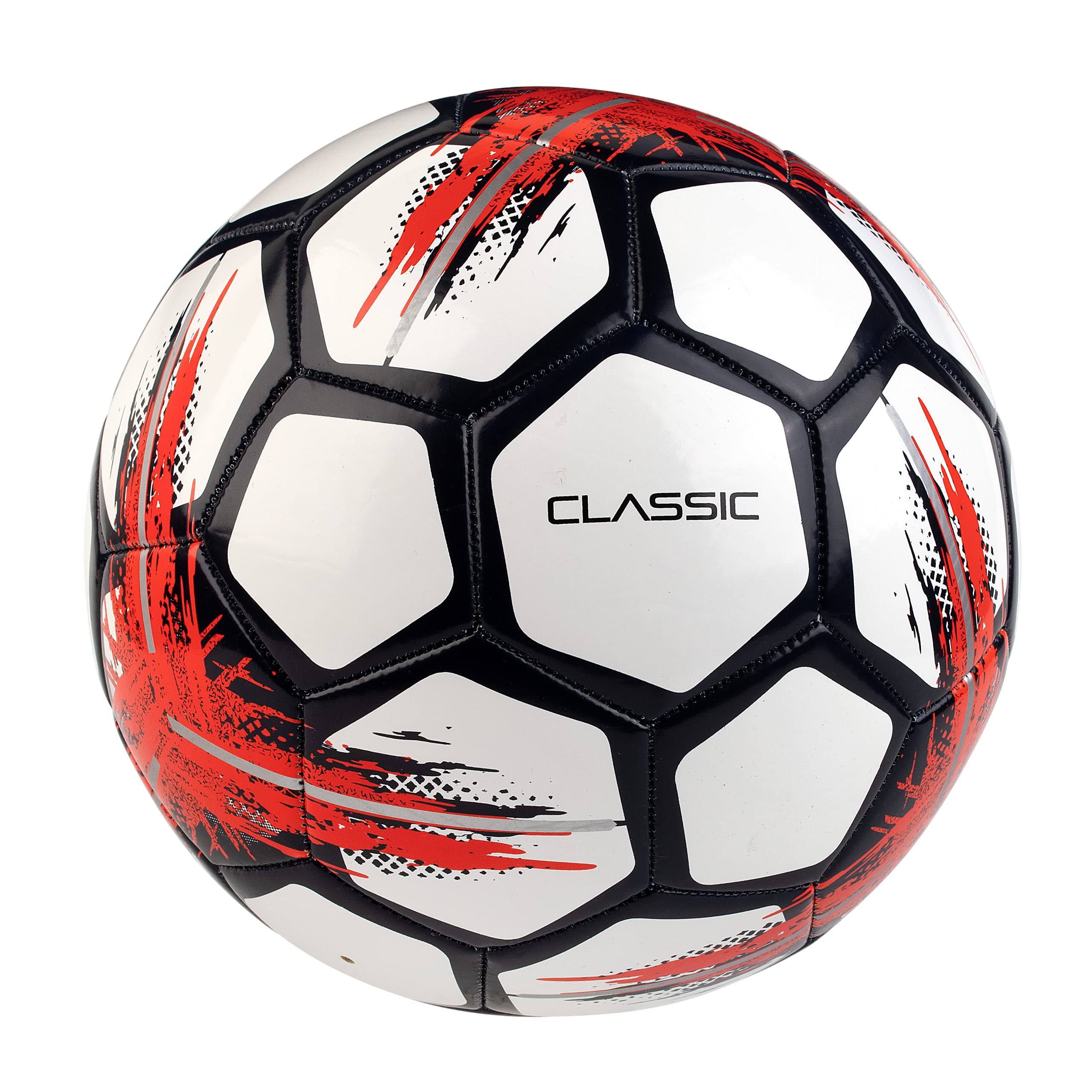 SELECT Classic V21 Soccer Ball, White, Size 5