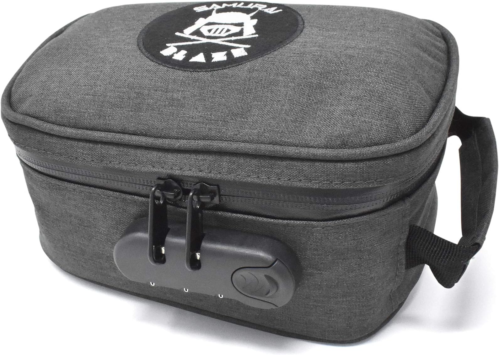 Smell Proof STASH Bag with Lock - Thick Carbon Lined Smell Proof Bag with Customizable Compartments | Tobacco Pouch with Lock Also for Art Supplies, Smelly Food, Smoking Accessories