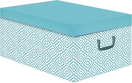 Compactor Nordic – Caja de cartón, Color Azul báltico, 50 x 40 x 25 cm: Amazon.es: Hogar