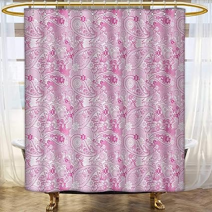 Amazon Com Anhounine Paisley Shower Curtain Customized Asian