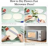 Aboofx Microwave Flower Press 6.3x6.3 inch Quick Drying for DIY Floral Crafts view 4
