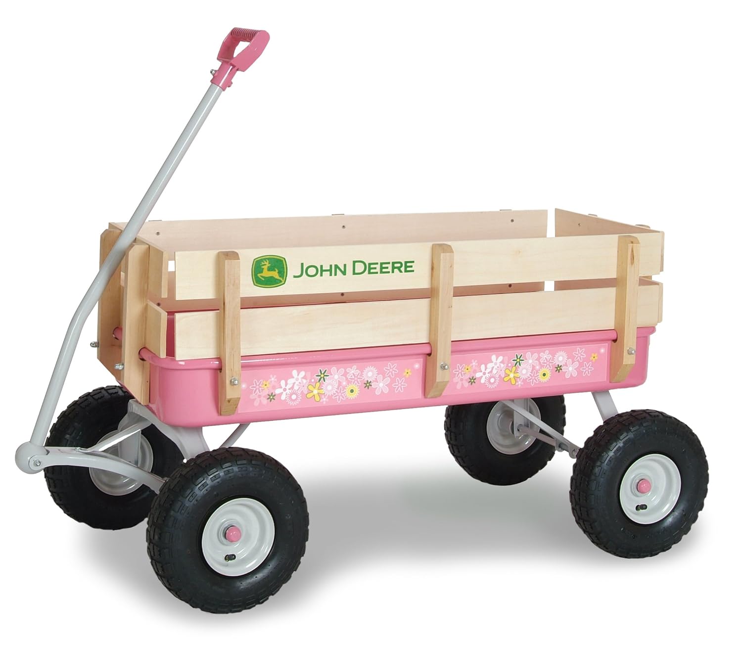 Buy John Deere Steel Stake Wagon Pink 